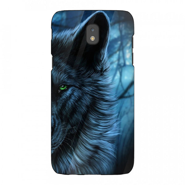 Wolf Eyes Tempered Glass Phone Case for Samsung Galaxy J5 Pro