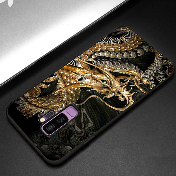 Dragon Tempered Glass Phone Case for Samsung Galaxy S9 Plus