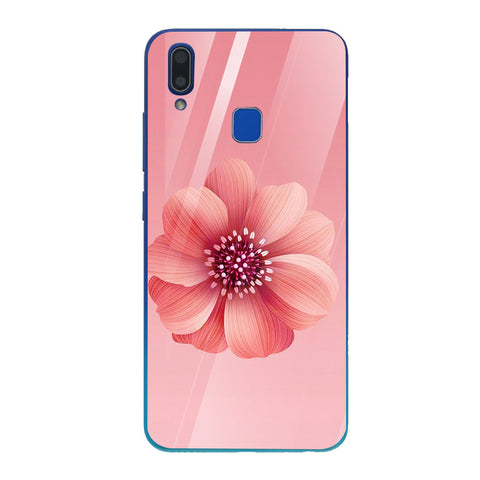 Beautiful Flowers Tempered Glass Phone Case for Vivo Y91