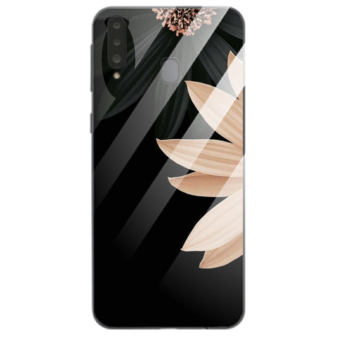 Beautiful Flowers Tempered Glass Phone Case for Samsung