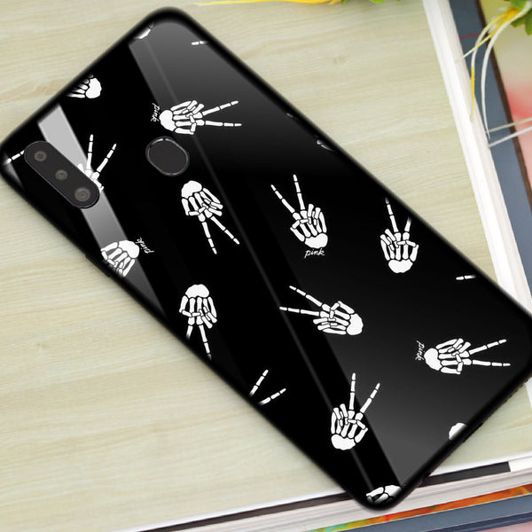 Halloween Skull Tempered Glass Phone Case for Samsung