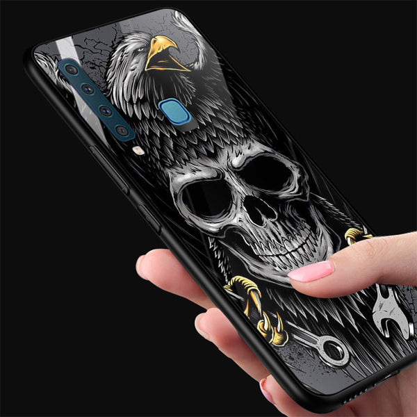 Eagle Tempered Glass Phone Case for Samsung Galaxy A9 2018