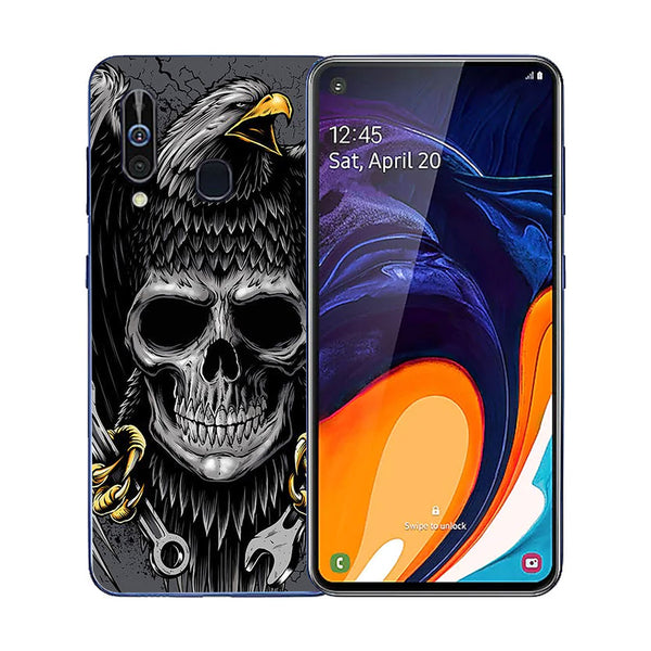 Eagle Tempered Glass Phone Case for Samsung Galaxy A60