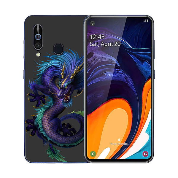 Dragon Tempered Glass Phone Case for Samsung Galaxy A60