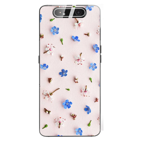 Beautiful Flowers Tempered Glass Phone Case for Samsung Galaxy A80