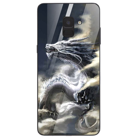 Dragon Tempered Glass Phone Case for Samsung Galaxy A8 Plus
