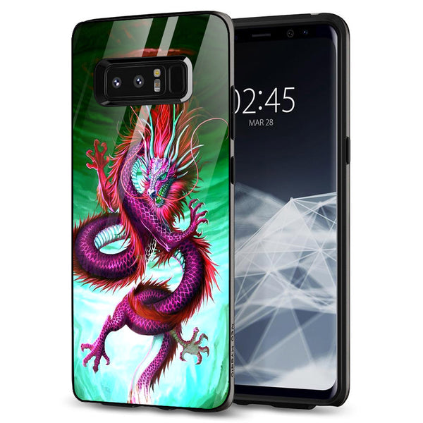 Dragon Tempered Glass Phone Case for Samsung Galaxy Note 8