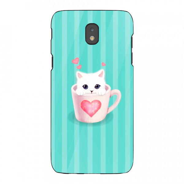 Cute Teddy Bear Tempered Glass Phone Case for Samsung Galaxy J5 Pro