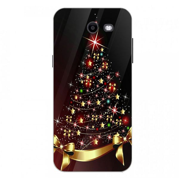 Merry Chrismas Tempered Glass Phone Case for Samsung Galaxy J3 Prime