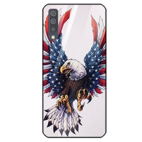 Eagle Tempered Glass Phone Case for Samsung Galaxy A50