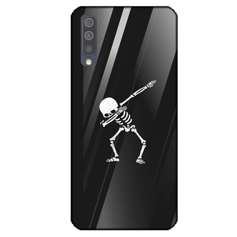 Halloween Skull Tempered Glass Phone Case for Samsung Galaxy A50S