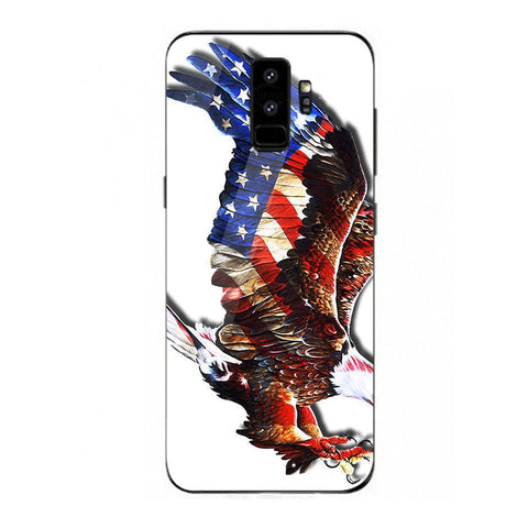 Eagle Tempered Glass Phone Case for Samsung Galaxy S9 Plus