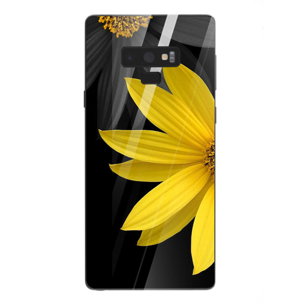 Beautiful Flowers Tempered Glass Phone Case for Samsung Galaxy Note 9