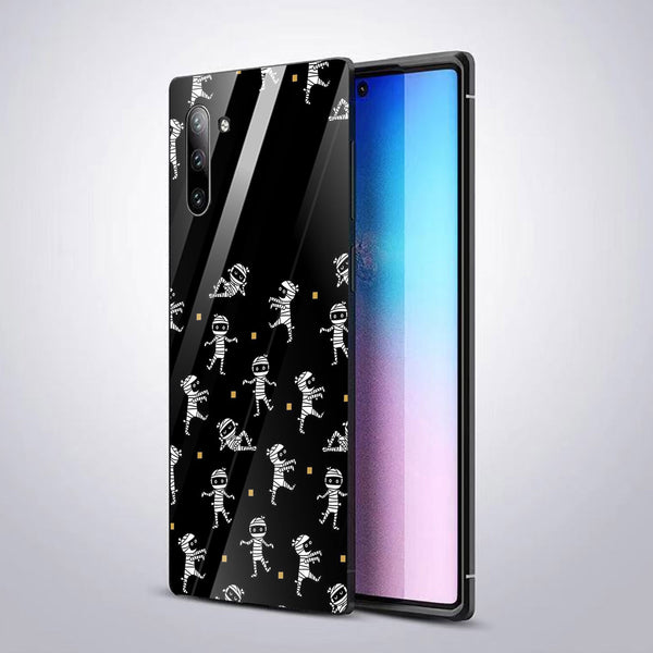 Halloween Skull Tempered Glass Phone Case for Samsung Galaxy Note 10