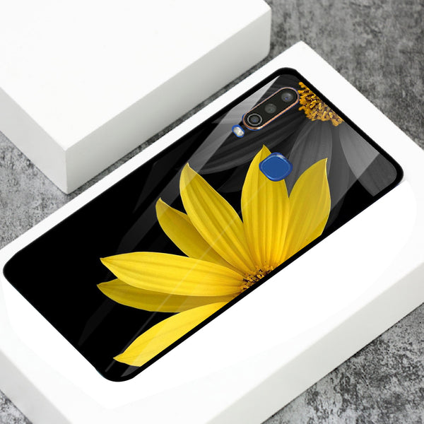 Beautiful Flowers Tempered Glass Phone Case for Vivo Y17