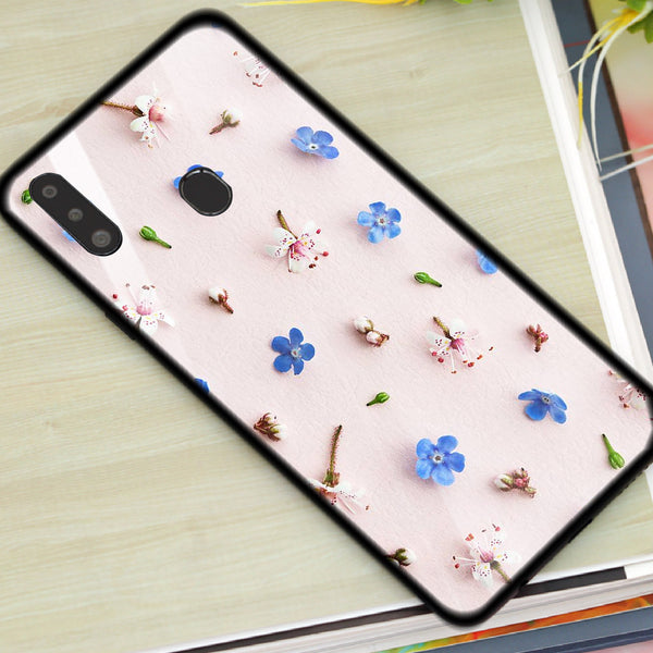 Beautiful Flowers Tempered Glass Phone Case for Samsung