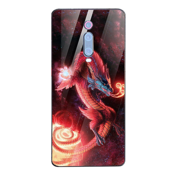 Dragon Tempered Glass Phone Case for Xiaomi Redmi K20 Pro