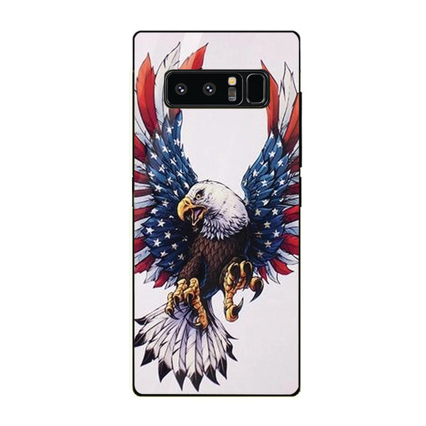 Eagle Tempered Glass Phone Case for Samsung Galaxy Note 8