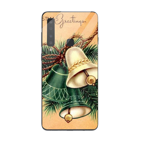 Merry Chrismas Tempered Glass Phone Case for Samsung Galaxy A9 2018
