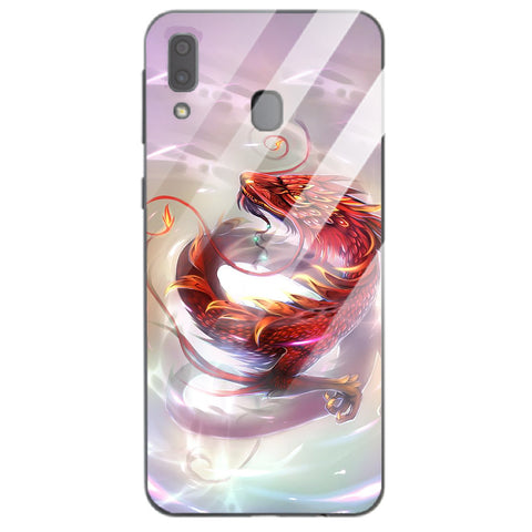 Dragon Tempered Glass Phone Case for Samsung Galaxy M20
