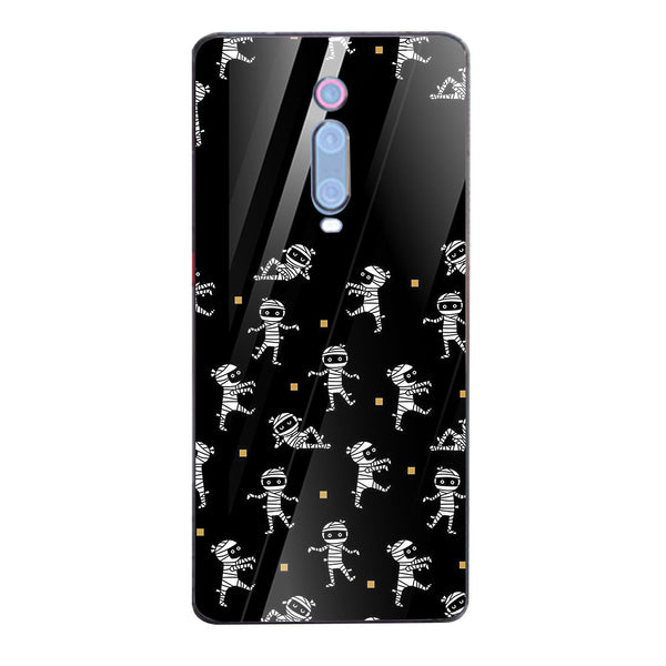 Halloween Skull Tempered Glass Phone Case for Xiaomi Redmi K20 Pro