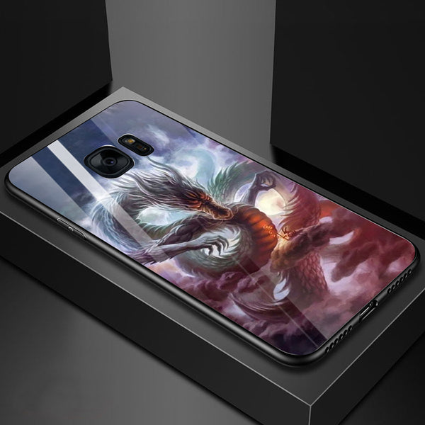 Dragon Tempered Glass Phone Case for Samsung Galaxy S7