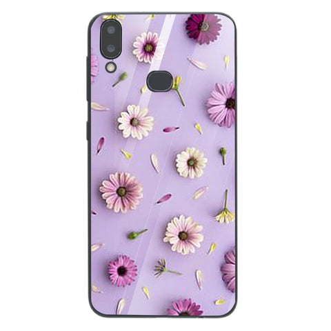 Beautiful Flowers Tempered Glass Phone Case for Samsung Galaxy A10S