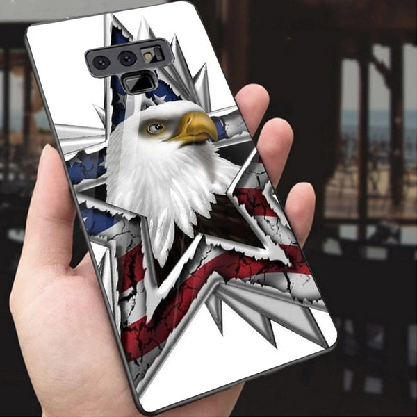 Eagle Tempered Glass Phone Case for Samsung Galaxy Note 9