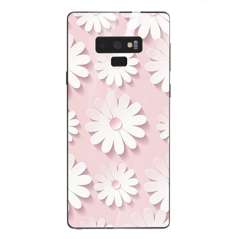 Beautiful Flowers Tempered Glass Phone Case for Samsung Galaxy Note 9