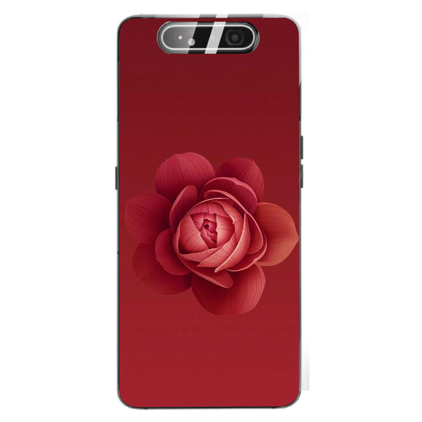 Beautiful Flowers Tempered Glass Phone Case for Samsung Galaxy A80