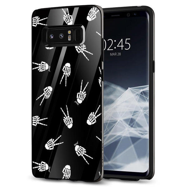 Halloween Skull Tempered Glass Phone Case for Samsung Galaxy Note 8