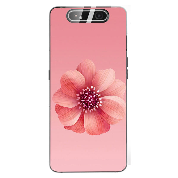 Beautiful Flowers Tempered Glass Phone Case for Samsung Galaxy A80