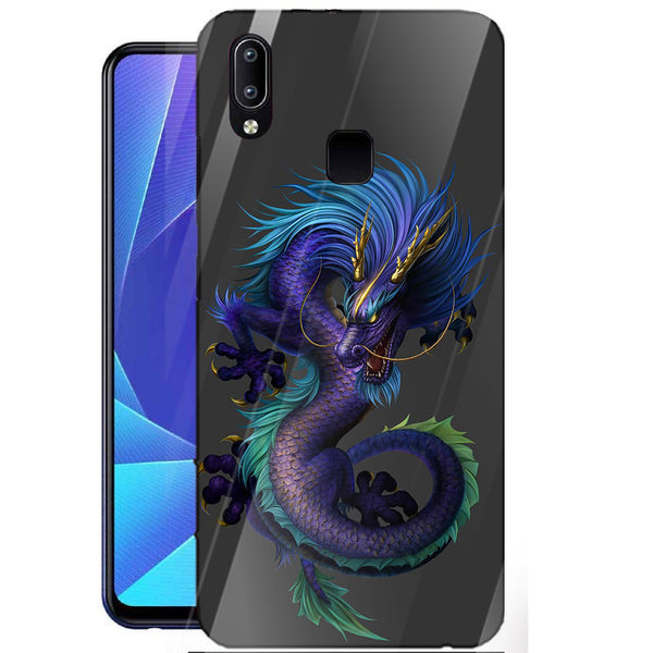 Dragon Tempered Glass Phone Case for Vivo Y91