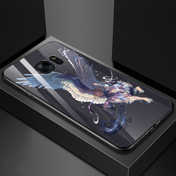 Dragon Tempered Glass Phone Case for Samsung Galaxy S7 Edge
