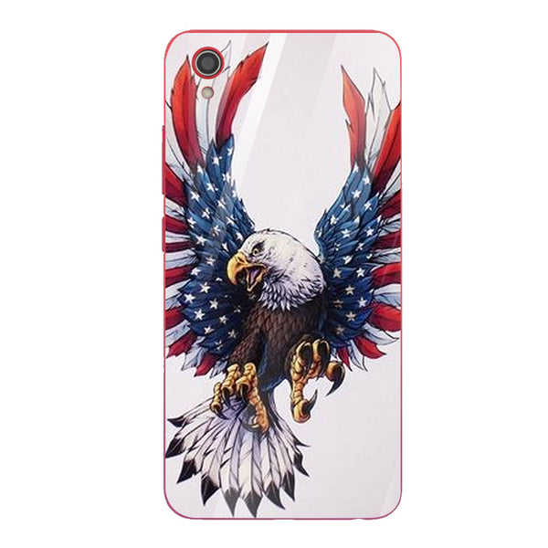 Eagle Tempered Glass Phone Case for Vivo Y95