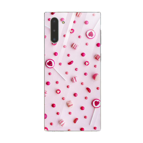 Beautiful Flowers Tempered Glass Phone Case for Samsung Galaxy Note 10