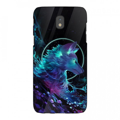 Wolf Eyes Tempered Glass Phone Case for Samsung Galaxy J5 Pro