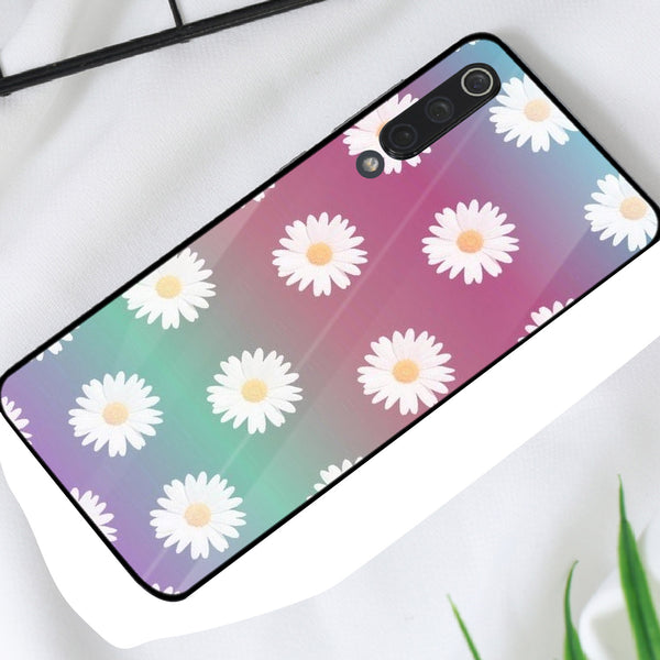 Beautiful Flowers Tempered Glass Phone Case for Xiaomi Mi 9 SE