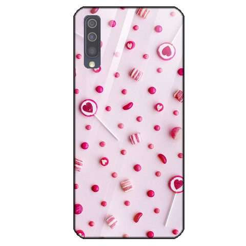 Beautiful Flowers Tempered Glass Phone Case for Samsung Galaxy A50