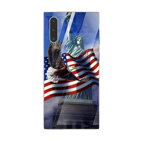 Eagle Tempered Glass Phone Case for Samsung Galaxy Note 10