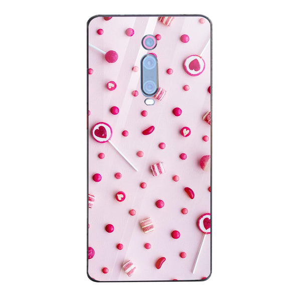 Beautiful Flowers Tempered Glass Phone Case for Xiaomi Redmi K20 Pro