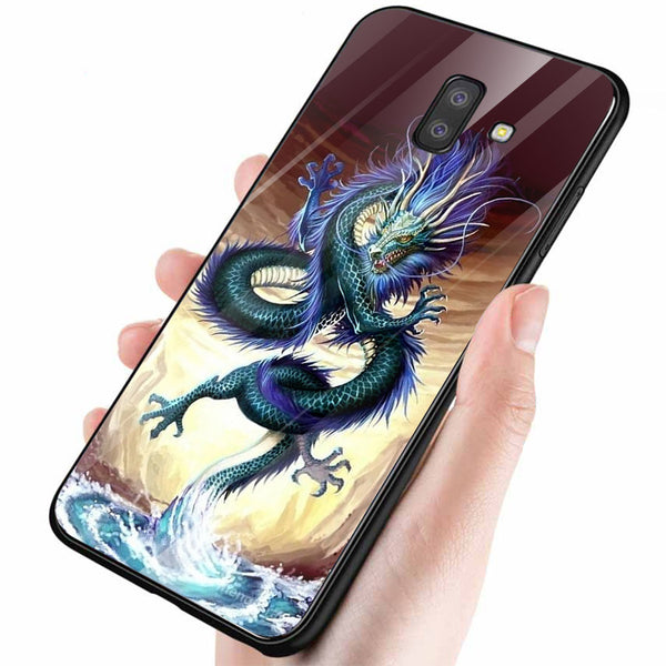 Dragon Tempered Glass Phone Case for Samsung Galaxy J6 Plus