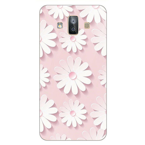 Beautiful Flowers Tempered Glass Phone Case for Samsung Galaxy J7 Duo