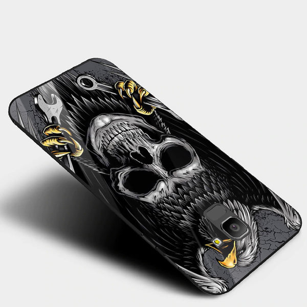 Eagle Tempered Glass Phone Case for Samsung Galaxy J6 2018