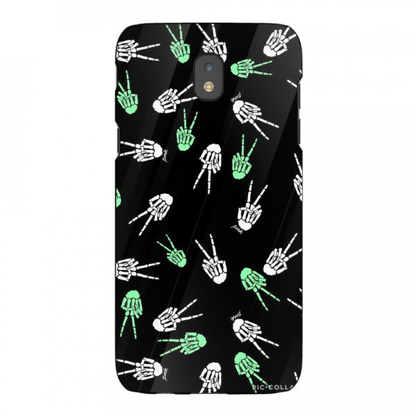 Halloween Skull Tempered Glass Phone Case for Samsung Galaxy J5 Pro