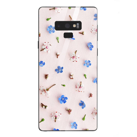 Beautiful Flowers Tempered Glass Phone Case for Samsung Galaxy Note 9