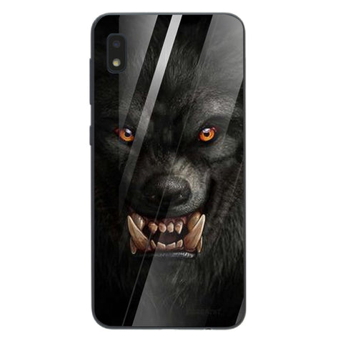 Wolf Eyes Tempered Glass Phone Case for Samsung Galaxy A10