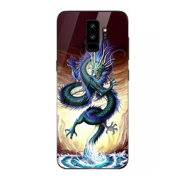 Dragon Tempered Glass Phone Case for Samsung Galaxy S9 Plus