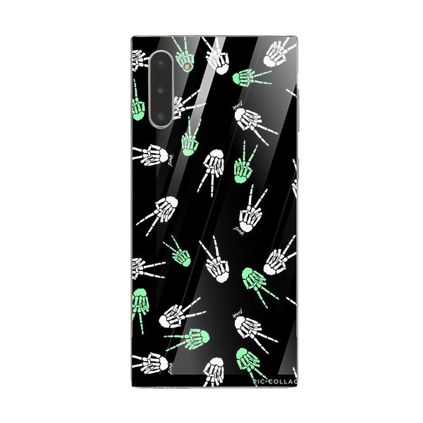 Halloween Skull Tempered Glass Phone Case for Samsung Galaxy Note 10
