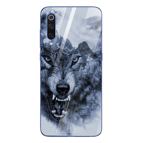 Wolf Eyes Tempered Glass Phone Case for Xiaomi Mi 9 SE